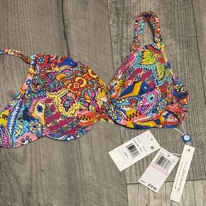 Bleu Rod Beattie Multicolor Paisley One Piece Swimwear